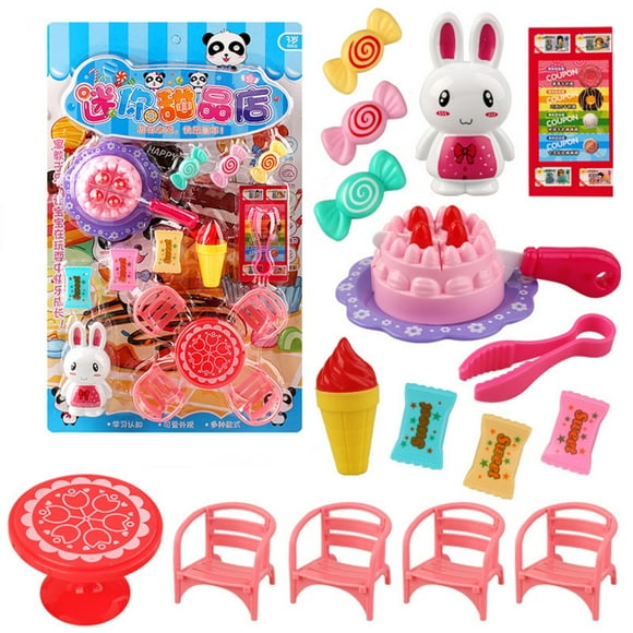 LSLJS Pretend Play Kitchen Accessories, Kids Kitchen Playset Cooking Playsets Little Chef Play Toys Children's Play House Toys, Cooking Utensils, Kitchen Toys, Gift for Boys Girls