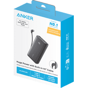 Anker Power Bank (20,000mAh, 22.5W, Built-In USB-C Cable)