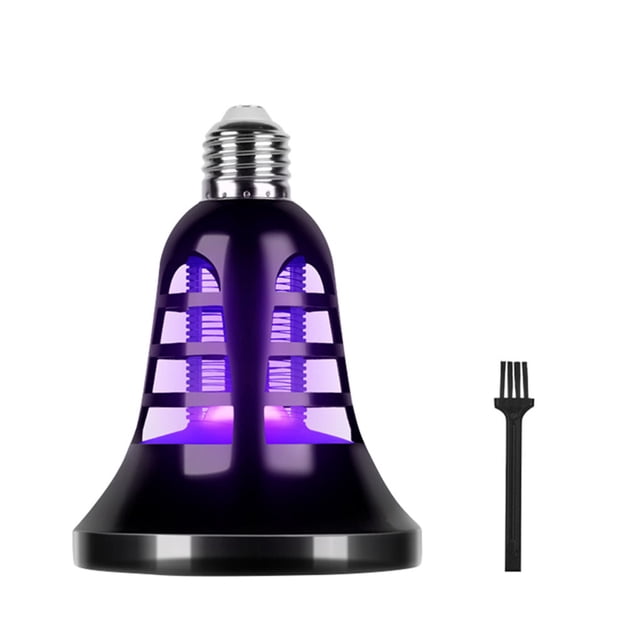 Lámpara de trampa de insectos LED Choque eléctrico Fly Bug Eliminación de plagas Iluminación silenciosa para el hogar Interior al aire libre, E26 Speravity HA004774-04