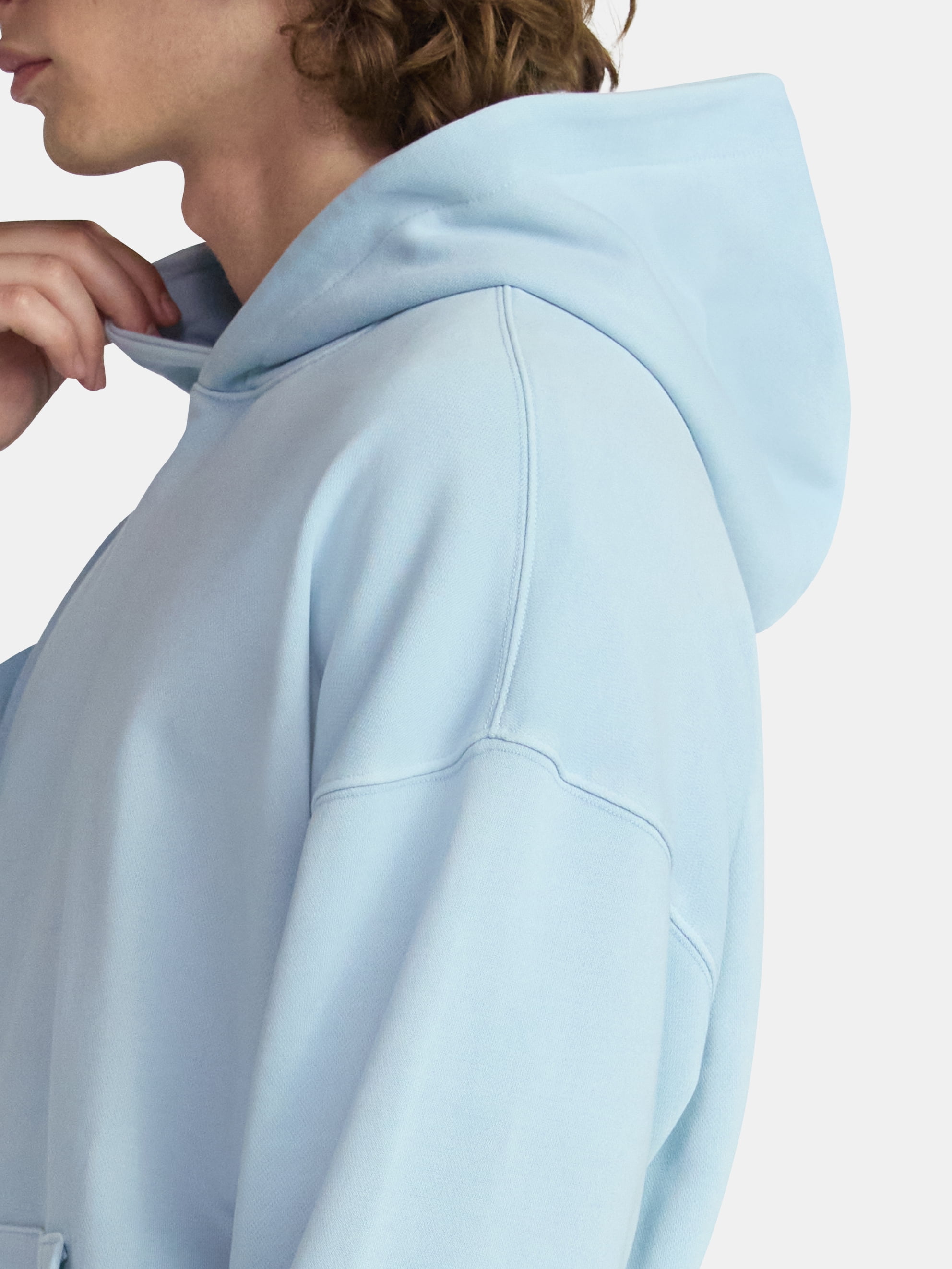 No Boundaries Oversized Hoodie with Long Sleeves, Men's XS-5XL