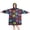 Colorful Animal Footprints, variant on Colorful Animal Footprints Wearable Oversized Blanket,Wearable Blanket Hoodie for Adults,Cozy Hooded Blankets with Super Pockets,Super Warm Fuzzy Pullover for Women & Men