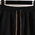 thumbnail image 6 of safuny Women's Thicken Jogger Cuff Pants Solid High Elastic Waist Clothing Running Gym Sports Retro Summer Comfy Trousers Fashion Black XL, 6 of 7