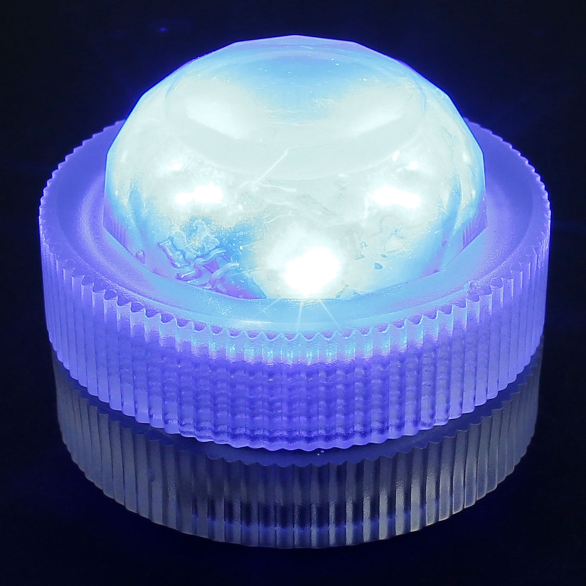 SchSin 3 LEDs Luminous Submersible Lights RGB Change IP65 Waterproof