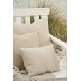 thumbnail image 2 of Natural Waves Beige Indoor Outdoor Pillow 24x24, 2 of 12