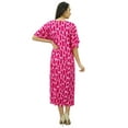 thumbnail image 5 of Bimba Womens Long Maxi Kimono Kaftan Designer Rayon Night Caftan Beach Coverup, 5 of 8