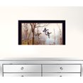 thumbnail image 2 of HomeRoots 14 x 20 x 1 in. Backwater Black Framed Print Wall Art, 2 of 3