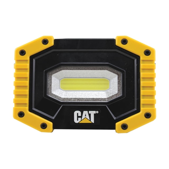 EZRED LED Work Light - Yellow, Rectangular, Metal, Unfinished, LED, Battery Powered, Compact, Handle Mount, 1 Light Source