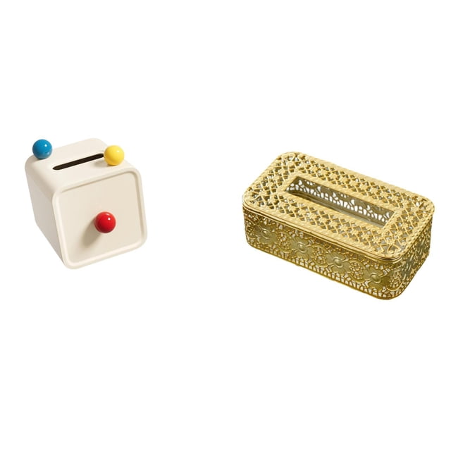 Porta pañuelos,Dispensador de servilletas y porta pañuelos con tapa para caja de pañuelos,Caja de pañuelos,Dispensador de pañuelos para baño,Servilletero de mesa con caja Dispensador de