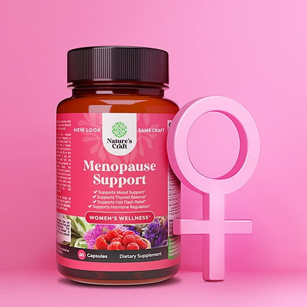 Nature's Craft Herbal Menopause Supplement With Black Cohosh Natural