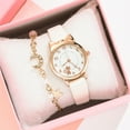 thumbnail image 4 of Easter Gifts for Women and Men Korean Style Fashion Casual Ladies Bracelet Quartz Watch Set Easter Decor, 4 of 4