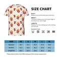 thumbnail image 4 of Honeii Popcorn Print Youth Short Sleeve T-Shirt,Boys Athletic Shirt,Quick Dry Short Sleeve Performance Moisture Wicking T Shirt, 4 of 6