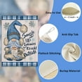 thumbnail image 3 of Home Decorative Snuggle Up Gnomies It''s Cold Outside Winter Garden Flag, Blue Gnome Yard Outside Decorations, Christmas Snowflakes Farmhouse Outdoor Small Decor Double Sided 12x18, 3 of 6