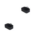 thumbnail image 1 of Toystoory Freidora de aire Placa para hornear con asa Revestimiento antiadherente rectangular Cesta de silicona reutilizable Cocina Restaurante Negro 1 PC 2piezas, 1 of 6