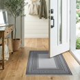 thumbnail image 2 of ODIKA 2'x3' Washable Doormat Non-Slip, Low Pile Greek Rectangle Classical Meander Fret Border Mythology Key Geometric for Entryway, Kitchen, Laundry Room, 2 of 7