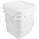 thumbnail image 2 of White Paint Bucket with Lid Made of PP Material for Home Use Lightweight and Multipurpose 5.5 Gallons, 2 of 5