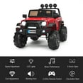thumbnail image 5 of Gymax Electric Kids Ride On 12V Truck Car w/ MP3 Remote Control Red, 5 of 9