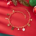 thumbnail image 3 of SPEKSEE Christmas Necklace Bracelet Earrings for Women Christmas Jewelry Accessories Gingerbread Man Christmas Tree Snowman Pendant Necklace Charm Bracelet Christmas Outfits Party Favor, 3 of 8