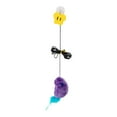 thumbnail image 2 of Juguetes para gatos para colgar en la puerta jinwen Ratones de peluche suaves Violeta, 2 of 8