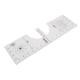 thumbnail image 3 of Regla para Camisetas ANGGREK Guía de regla Ligera Y Duradera de PVC Escala precisa Transparente para coser, 3 of 7