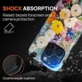 thumbnail image 5 of Magnetic Case for iPhone 15 Pro, Compatible with MagSafe Hybrid Heavy Duty 2 in 1 Full Body Rugged Shockproof Protection Glossy Case Oil Painting Flowers Garden, 5 of 7