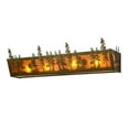 thumbnail image 5 of Meyda Tiffany 153968 Tall Pines 4 Light 7" Tall Wall Sconce - Copper, 5 of 7