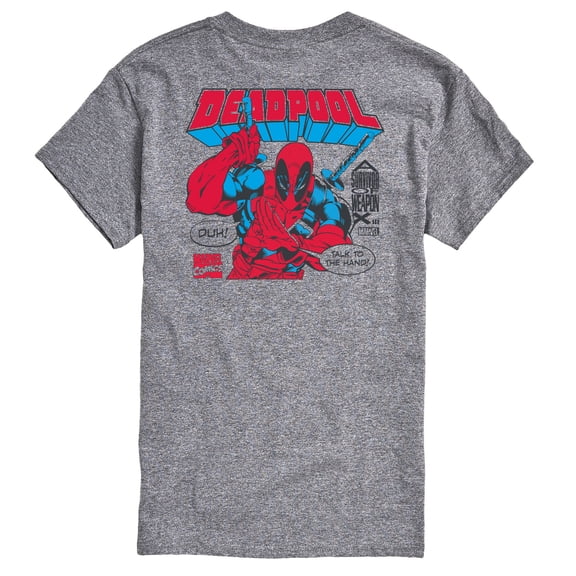 Marvel Deadpool - Talk To The Hand - Men's Short Sleeve Graphic T-Shirt