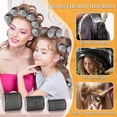 thumbnail image 4 of 43PCS Hair Curlers Rollers with Clips Hair Roller with 3 Sizes , Jumbo Hair Roller with 12Duckbill, 4 of 5