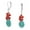 Multicolor, variant on Bling Jewelry Womens  Dangle Gemstone Earrings Coral Turquoise Teardrop