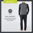 thumbnail image 7 of Eddie Bauer Men Pajama Set 2 Piece Long Sleeve Cotton Pajamas Raglan Loungewear, 7 of 7
