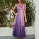 thumbnail image 2 of Vestido De Noche De Lujo Sin Mangas Para Mujer, Lavender Vestido De Fiesta, 2 of 5