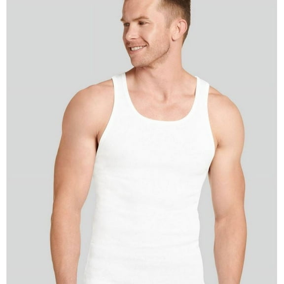 Jockey Generation Men' White Tay New Cotton Tank 3pk, Small