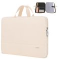 thumbnail image 1 of Funda para portátil Ytonet de 15,6 pulgadas resistente al agua para MacBook, color beige, 1 of 9