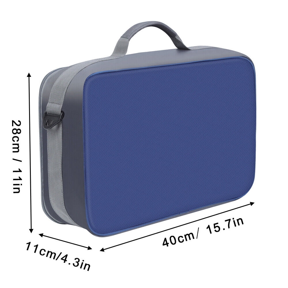 Kylebooker Leaf Fishing Reel case,Tackle Storage Excellent for All Type Fishing Reels,Adjustable,Blue