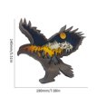thumbnail image 1 of Estatua del águila - Águila tallada con adornos de luces Escultura Estatuilla decorativa Likrtyny Libre de BPA, 1 of 8
