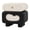 Black_Large, variant on 360° Rotating Nightstand with Rounded Corners - 2-Tier Compact Table