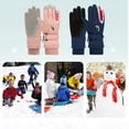 thumbnail image 4 of Guantes de esquí para niños, guantes de invierno impermeables, guantes térmicos antideslizantes, guantes cálidos a prueba de viento para esquiar, correr, ciclismo, senderismo YUNYI BRAND  Deportes, 4 of 8