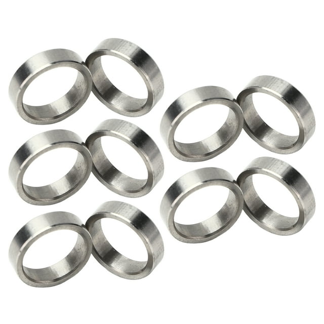 Arandela espaciadora Bling Bling 10 Piezas 15 mm Acero inoxidable