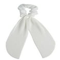 thumbnail image 2 of Scunci Collection Scarf Scrunchie, White, 1-Piece, 2 of 4
