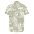 thumbnail image 3 of APEXFWDT Men's Summer Aloha Hawaiian Shirt - Tropical Floral Print Short Sleeve Button Down Shirt, Breathable for Beach & Vacation,Big and Tall S-5XL, 3 of 5