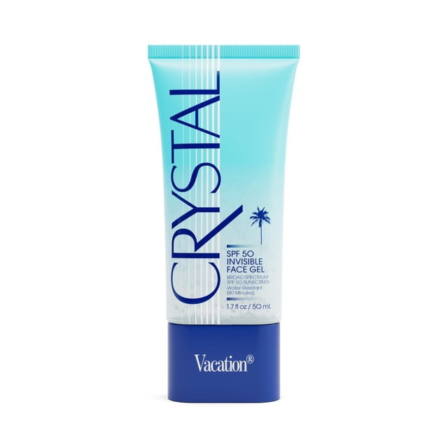 Gel facial Sunscreen Vacation Crystal SPF 50, 50 ml, tamaño de viaje
