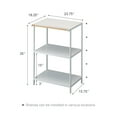 thumbnail image 7 of Yamazaki Home Storage Rack - Three Sizes, White, Steel, 35-Inch, Supports 64.9 pounds, Adjustable, 7 of 7