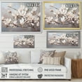 thumbnail image 4 of Designart "Pink Magnolias In Full Bloom I" Flowers Floater Framed Wall Decor, 4 of 5
