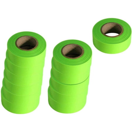 

Ch Hanson 17001 Fluorescent Flagging Pvc Tape - Glo Lime 150 (Pack of 12)