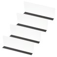 thumbnail image 1 of Uxcell 4 Pack Divisores de Estante para Closet, 11.1x1.6x4" Separador Magnético de Acrílico, 1 of 6