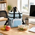 thumbnail image 5 of Insulated Lunch Bag, Portable Cooler Tote with Handle and Strap, Leak-Proof Reusable Lunch Box for Daily Commute, Office, Picnic, Travel, and Outdoor Adventures, 5 of 7