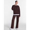 thumbnail image 2 of Athletic Works Women's Fleece Pants with Pockets, 30" Inseam, Sizes XS-XXXL, 2 of 5