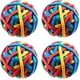 thumbnail image 1 of 4 bolas de goma de colores, bolas de goma elásticas, gomas para el pelo para bricolaje, arte, oficina y hogar (bolas de cuero de 50 g), 1 of 5