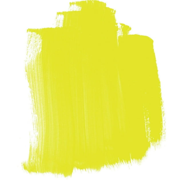 Acrílicos De Alto Flujo De Golden Fluorescent Chartreuse 4 Fl. Onz. Botella Pintura Acrílica Profesional Transparente