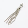 thumbnail image 2 of Brass Curb Chain Tassel Pendants with Alloy Caps Silver 74~80x9mm Hole: 3mm, 2 of 2