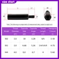 thumbnail image 3 of M3 M4 304 Iron black Stainless Steel Hex Motherboard Standoff Female Column PCB Support Spacing Screw Rack Mount Pillars Bolt, 3 of 4